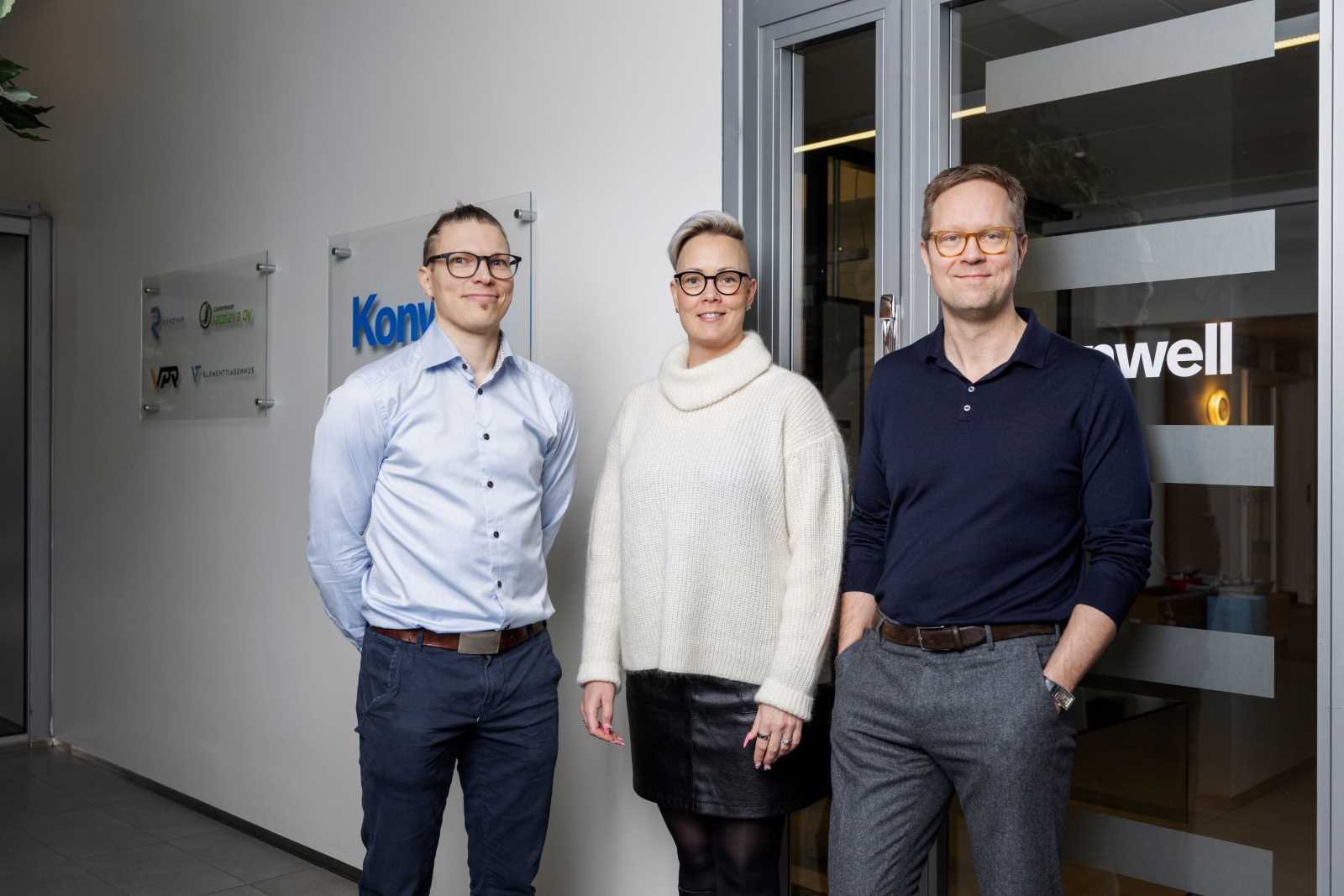 Antero Kaavi, Pia Heinänen-Alasaari ja Kai Heinänen