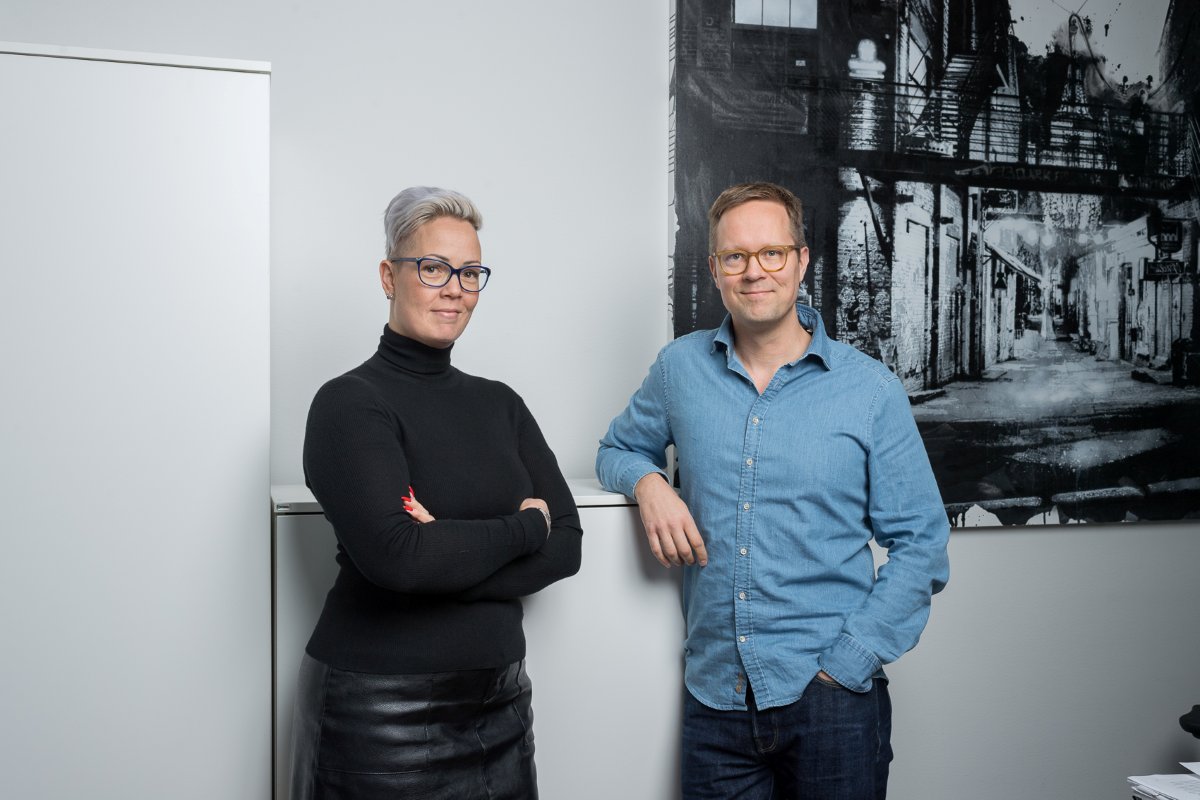 Pia Heinänen-Alasaari ja Kai Heinänen 2022
